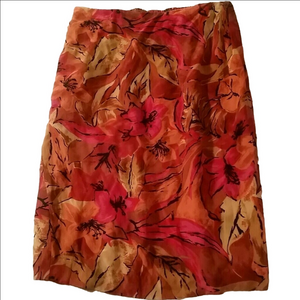 SILK Floral Skirt by Savannah